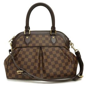 Louis Vuitton Trevi PM 2 Way Diagonal Shoulder Handbag Damier Brown